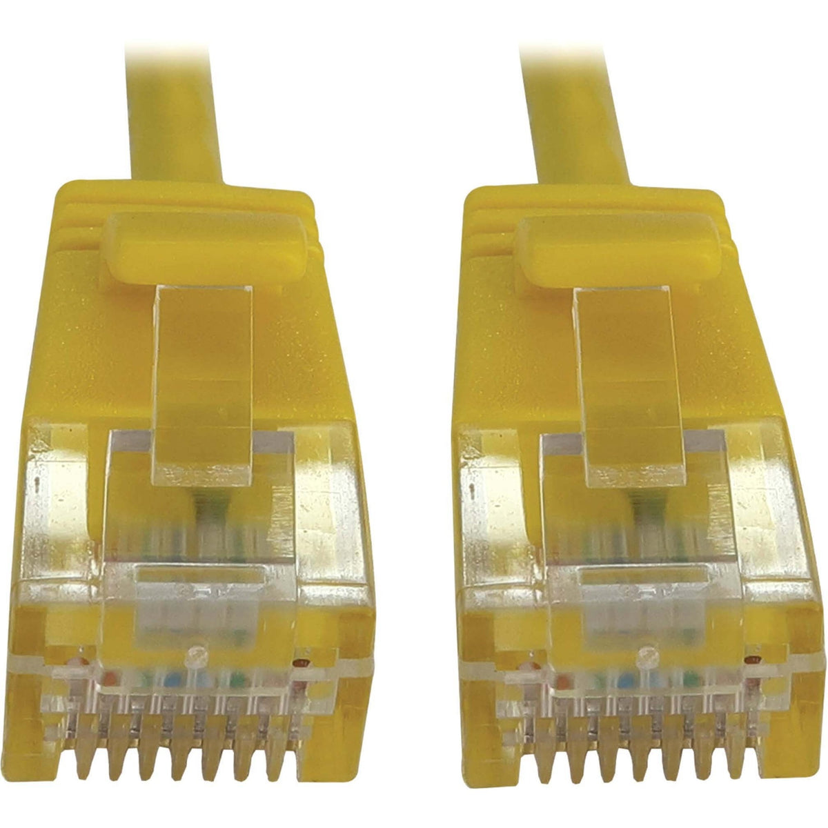 Eaton Tripp Lite Series Cat6a 10G Snagless Molded Slim UTP Ethernet Cable (RJ45 M/M), PoE, Yellow, 6 ft. (1.8 m) - N261-S06-YW