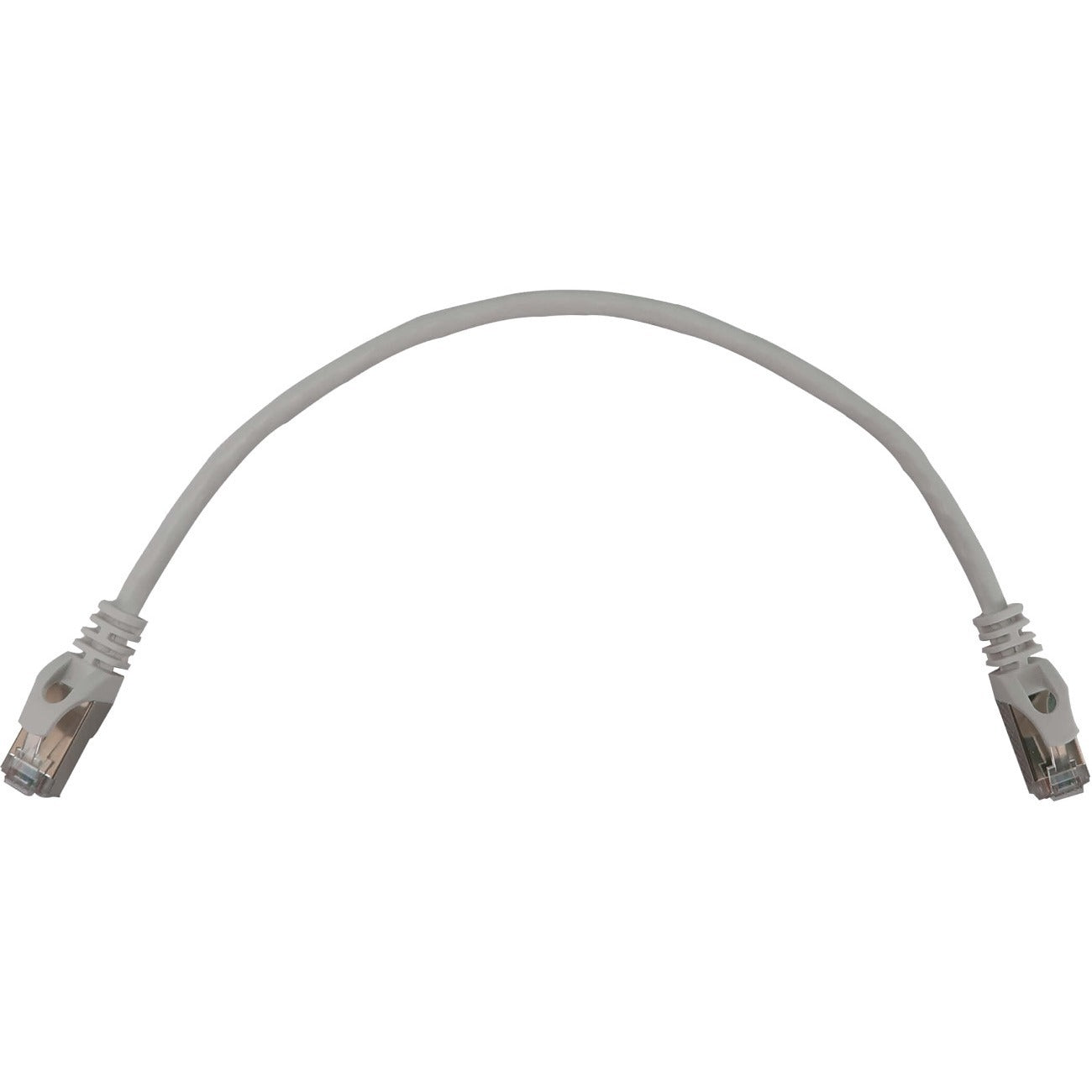 Eaton Tripp Lite Series Cat6a 10G Snagless Shielded Slim STP Ethernet Cable (RJ45 M/M), PoE, White, 1 ft. (0.3 m) - N262-S01-WH