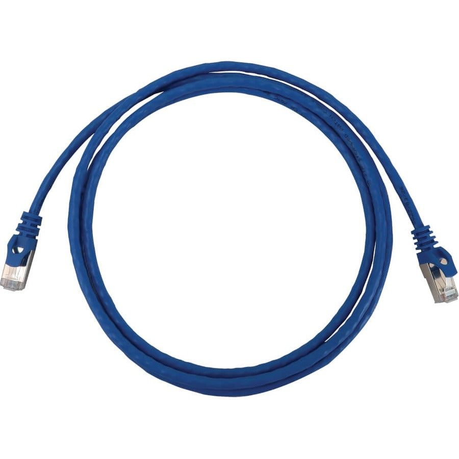 Eaton Tripp Lite Series Cat6a 10G Snagless Shielded Slim STP Ethernet Cable (RJ45 M/M), PoE, Blue, 6 ft. (1.8 m) - N262-S06-BL