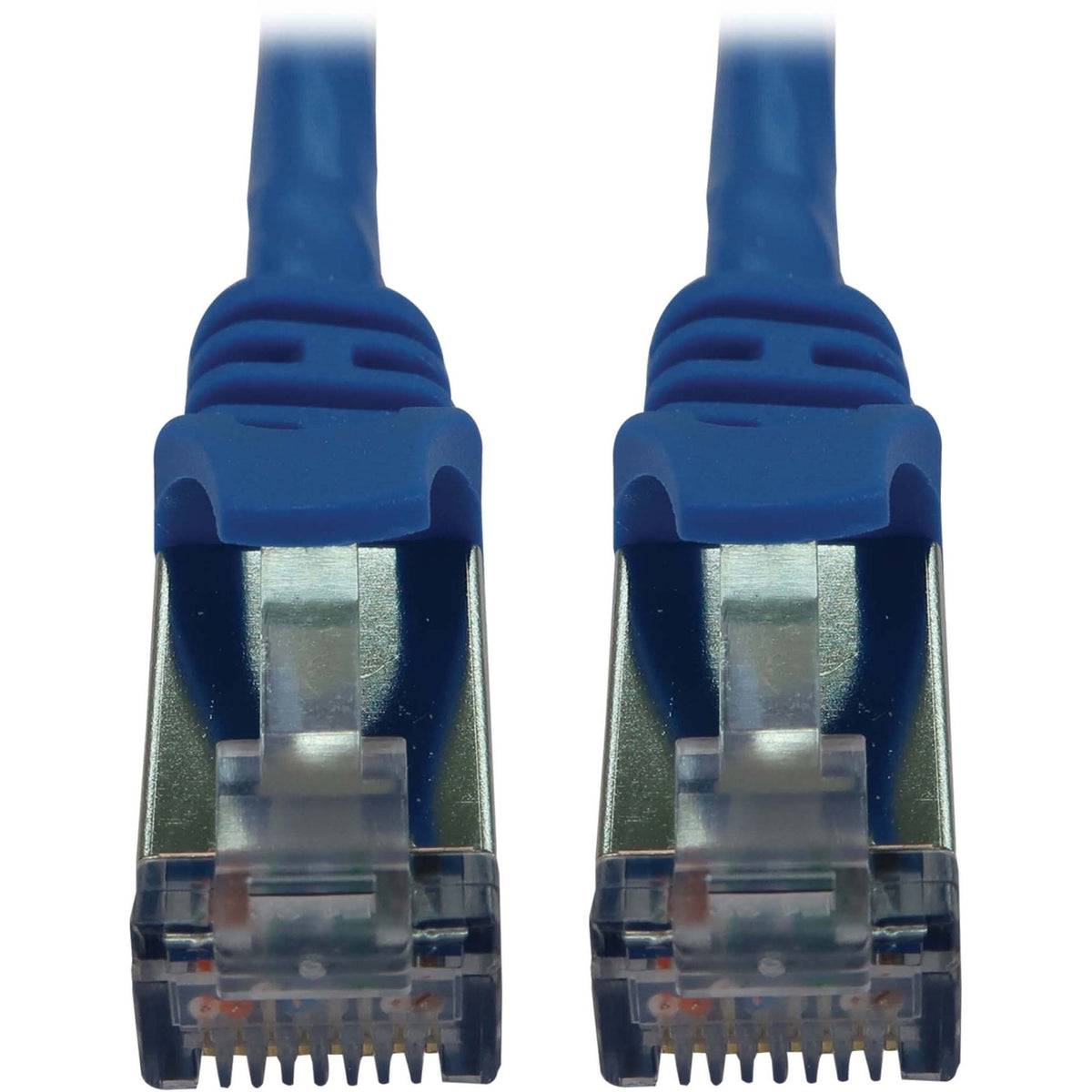Eaton Tripp Lite Series Cat6a 10G Snagless Shielded Slim STP Ethernet Cable (RJ45 M/M), PoE, Blue, 10 ft. (3.1 m) - N262-S10-BL
