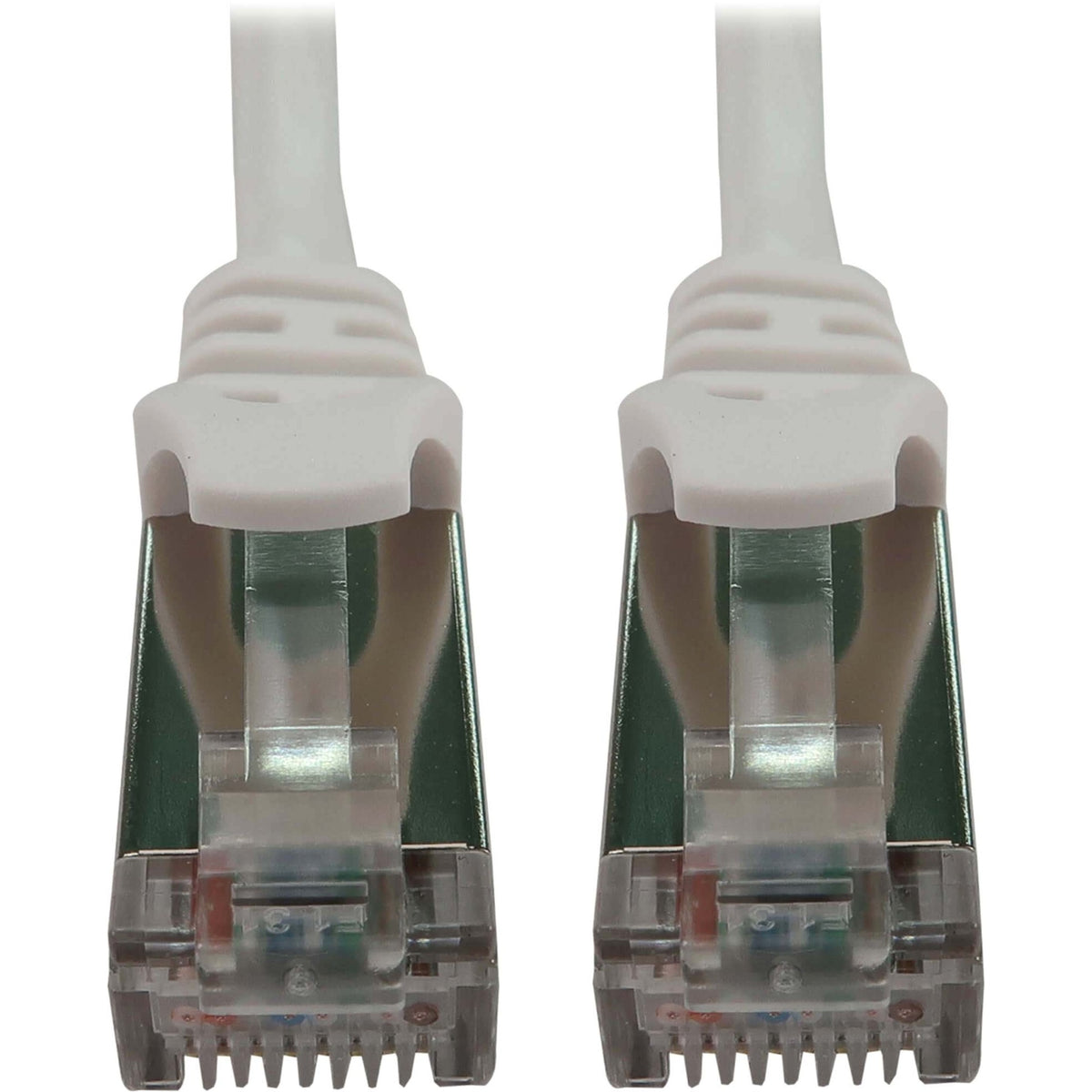 Tripp Lite by Eaton Cat6a 10G Snagless Shielded Slim STP Ethernet Cable (RJ45 M/M), PoE, White, 10 ft. (3.1 m) - N262-S10-WH