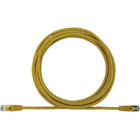 Tripp Lite by Eaton Cat6a 10G Snagless Shielded Slim STP Ethernet Cable (RJ45 M/M), PoE, Yellow, 10 ft. (3.1 m) - N262-S10-YW