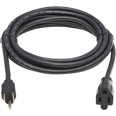 Eaton Tripp Lite Series Power Extension Cord, NEMA 5-15P to NEMA 5-15R - 13A, 120V, 16 AWG, 10 ft. (3 m), Black - P022-010-13A