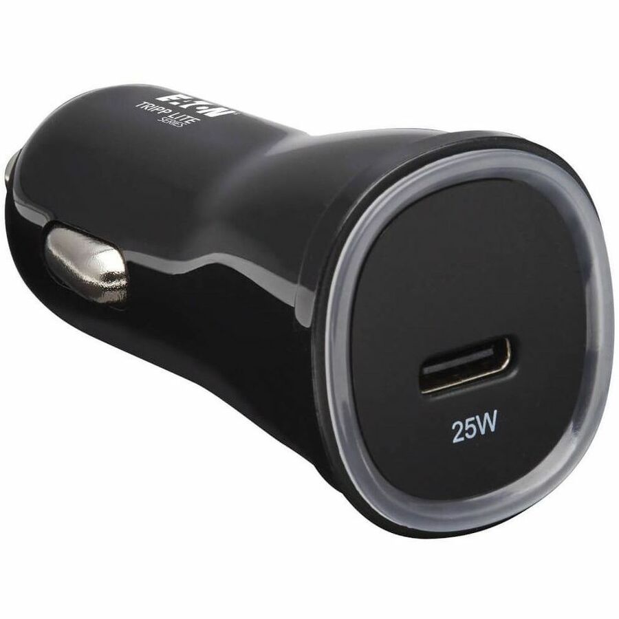 Eaton Tripp Lite Series USB Car Charger - 25W PD Charging, USB-C, Black - U280-C01-25-1B