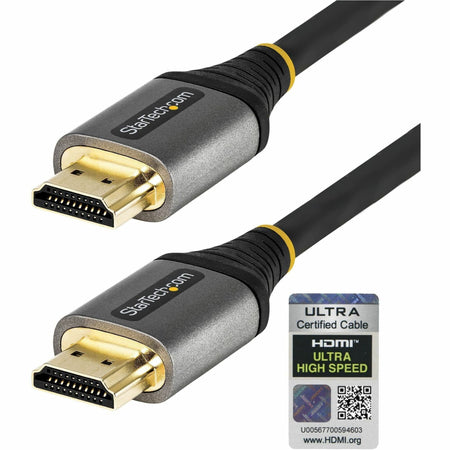 StarTech.com 12ft (4m) HDMI 2.1 Cable, Certified Ultra High Speed HDMI Cable 48Gbps, 8K 60Hz HDR10+, 8K HDMI Cord, TV/Monitor/Display - HDMM21V4M
