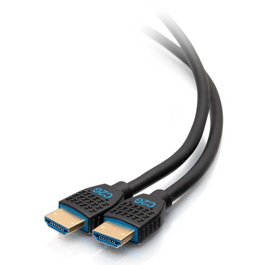 C2G 10ft Performance Series Ultra Flexible High Speed HDMI Cable w Ethernet - In-Wall CMG Rated - 4K 60Hz - M/M - Black - C2G10378