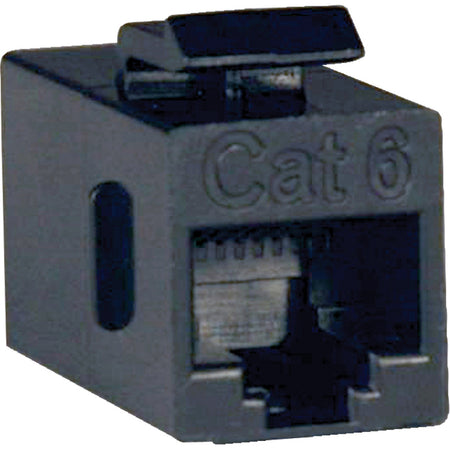 Tripp Lite by Eaton Cat6 Straight Through Modular In-line Snap-in Coupler (RJ45 F/F) TAA - N235-001