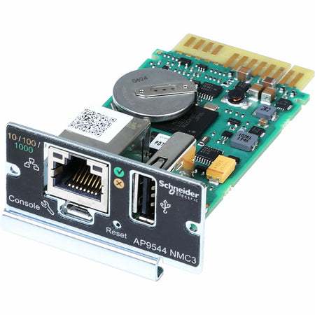 Device monitoring and management, Network Management Cards, NMC3 for Easy UPS On-Line, secure remote UPS monitoring and management - AP9544