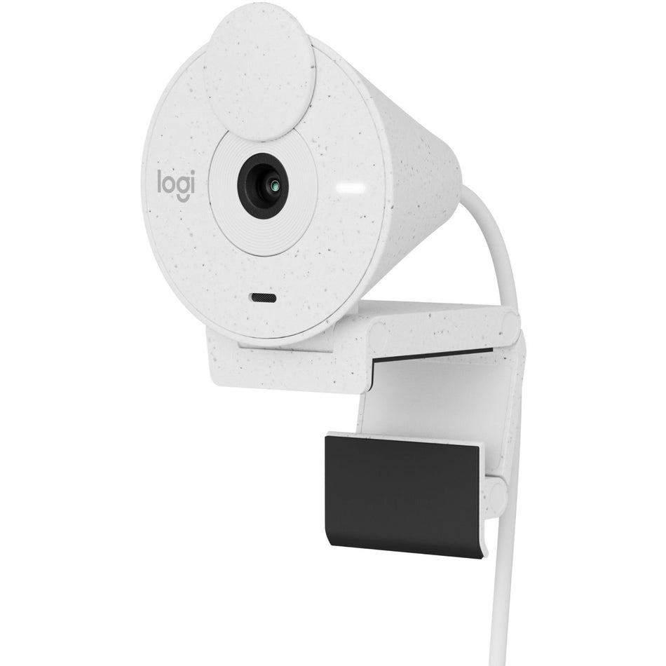 Logitech BRIO Webcam - 2 Megapixel - 30 fps - Off White - USB Type C - Retail - 960-001441