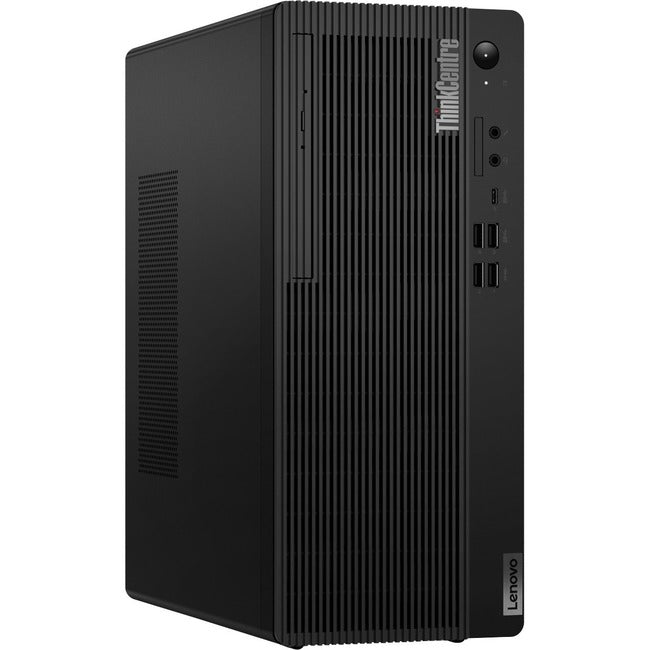 Lenovo ThinkCentre M90t Gen 3 11TN003QUS Desktop Computer - Intel Core i5 12th Gen i5-12500 Hexa-core (6 Core) 3 GHz - 16 GB RAM DDR5 SDRAM - 256 GB NVMe M.2 PCI Express PCI Express NVMe 4.0 x4 SSD - Tower - Black - 11TN003QUS