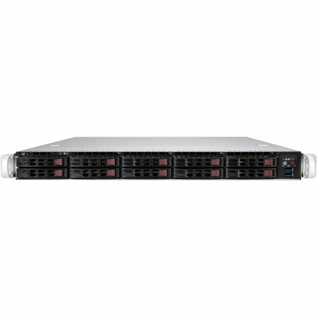 Supermicro SuperServer SYS-110P-WR Barebone System - 1U Rack-mountable - Socket LGA-4189 - 1 x Processor Support - 1 - SYS-110P-WR