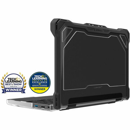 MAXCases Extreme Shell-L for Lenovo 14e Chromebook and 14w Windows G2 14" (Black/Clear) - LN-ESL-14EW-G2-BCLR