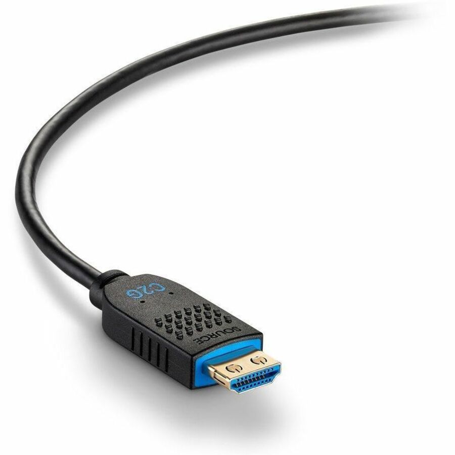 C2G 35ft Performance Series High Speed HDMI Cable - Active Optical Cable - Plenum Rated - 4K 60Hz - M/M - Black - C2G41483