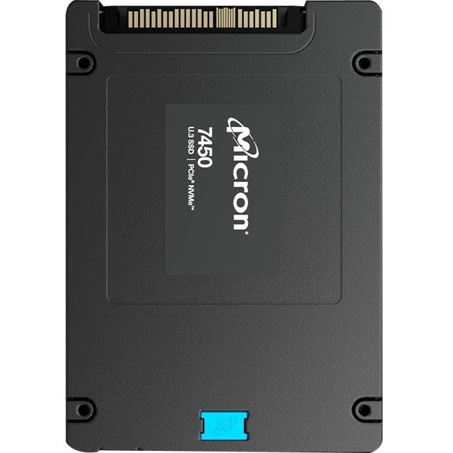 Micron 7450 MAX 800 GB Solid State Drive - 2.5" Internal - U.3 (PCI Express NVMe 4.0 x4) - Mixed Use - TAA Compliant - MTFDKCB800TFS-1BC15ABYYR