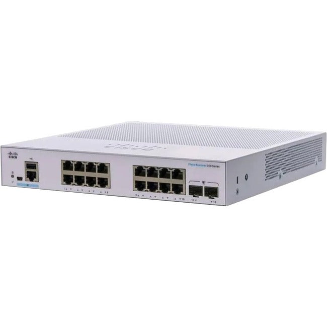 Cisco 250 CBS250-16P-2G Ethernet Switch - CBS250-16P-2GNA-RF