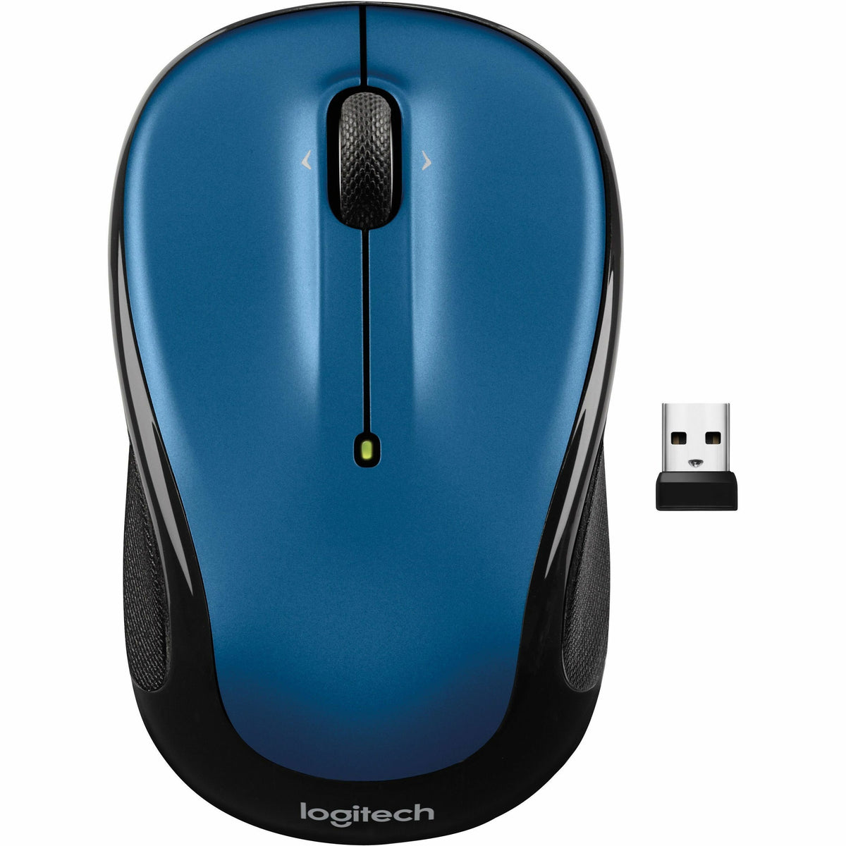 Logitech M325s Wireless Mouse, 2.4 GHz with USB Receiver, Blue - 910-006829