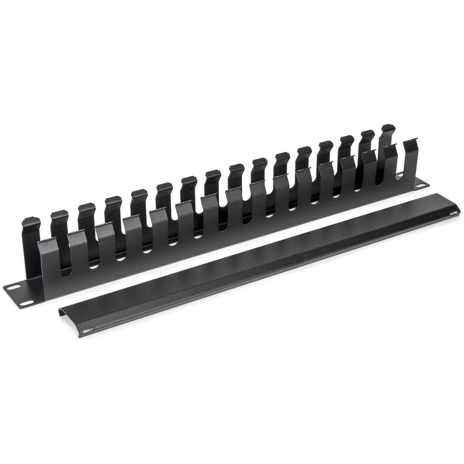1U HORIZONTAL CABLE MANAGEMENT COMPATIBLE WITH STANDARD 19 RACKS - Y10E016-B1