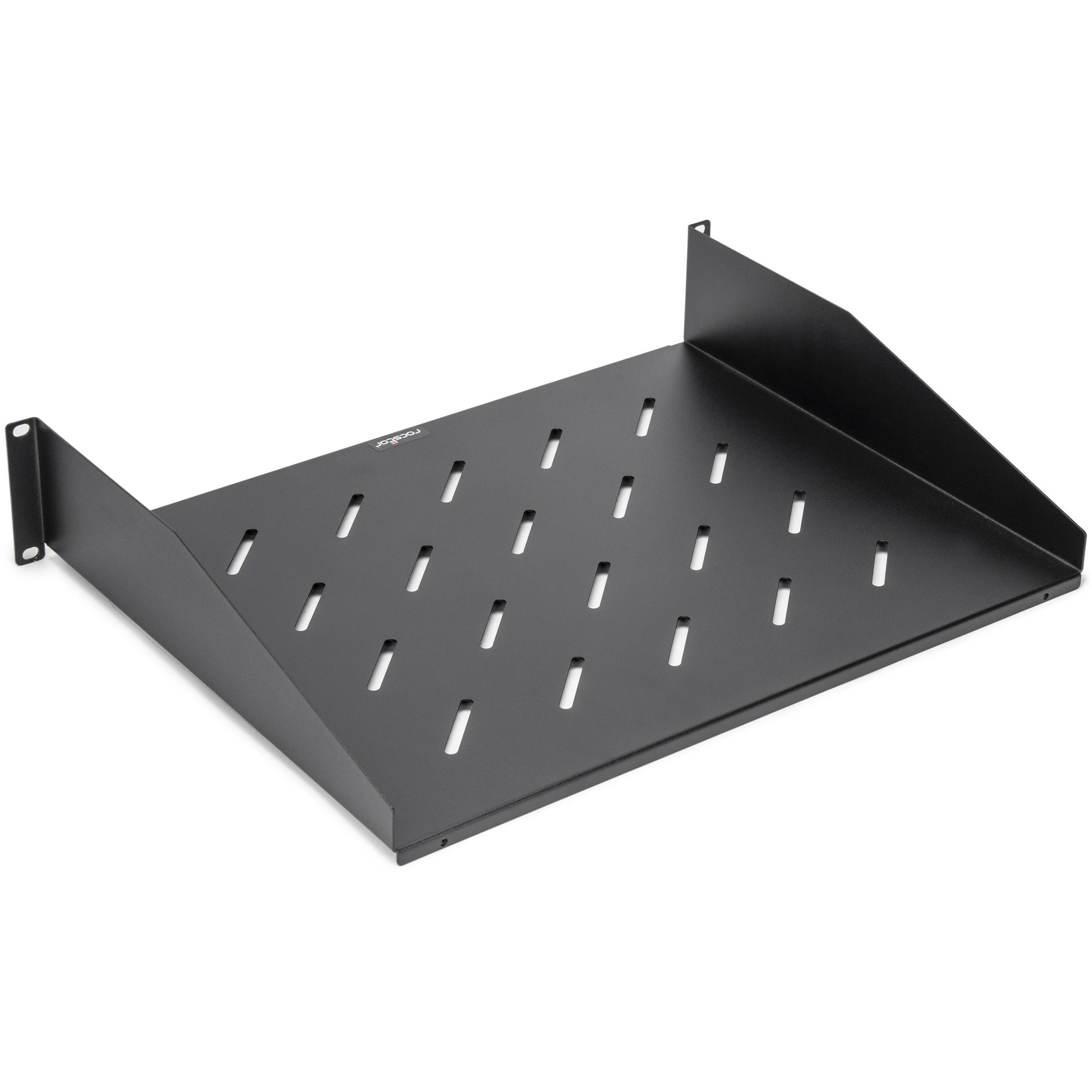 Rocstor 2U Universal Vented Rack Mount Shelf - Y10E018-B1