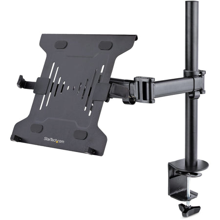 StarTech.com Laptop Desk Mount, Monitor and Laptop Arm Mount, Displays up to 34" (17.6lb/8kg), VESA Laptop Tray Arm, Clamp / Grommet - A-LAPTOP-DESK-MOUNT