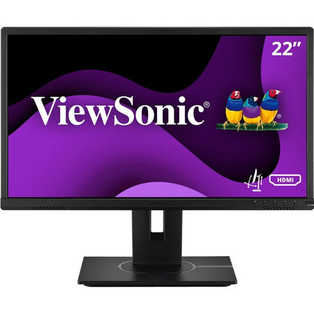 ViewSonic VG2240 22 Inch 1080p Ergonomic Monitor with 100Hz, USB Hub, HDMI, DisplayPort, VGA Inputs for Home and Office - VG2240