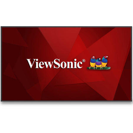 ViewSonic CDE7530 75" 4K UHD Wireless Presentation Display 24/7 Commercial Display with Portrait Landscape, HDMI, USB, USB C, Wifi/BT Slot, RJ45 and RS232 - CDE7530
