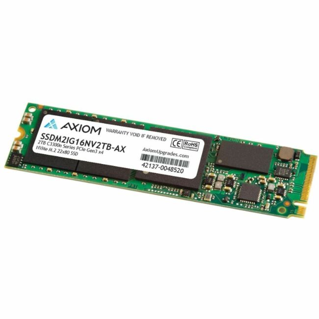 Axiom C3300n 2 TB Solid State Drive - M.2 2280 Internal - PCI Express NVMe (PCI Express NVMe 3.0 x4) - TAA Compliant - SSDM2IG16NV2TB-AX