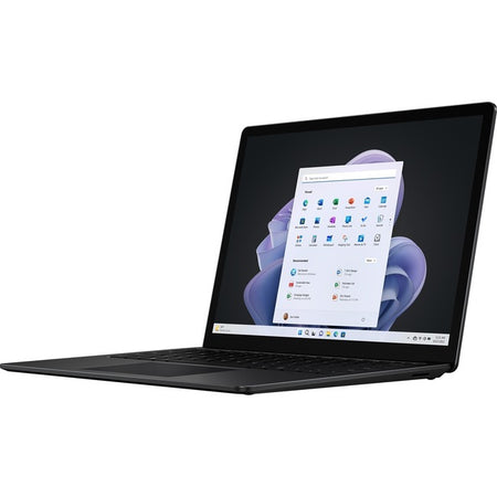 Microsoft Surface Laptop 5 13.5" Touchscreen Notebook - 2256 x 1504 - Intel Core i7 12th Gen i7-1265U - Intel Evo Platform - 16 GB Total RAM - 256 GB SSD - Matte Black - RB1-00001