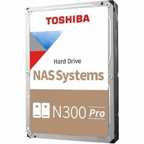 Toshiba N300 Pro HDWG51JXZSTB 18 TB Hard Drive - 3.5" Internal - SATA (SATA/600) - Conventional Magnetic Recording (CMR) Method - HDWG51JXZSTB