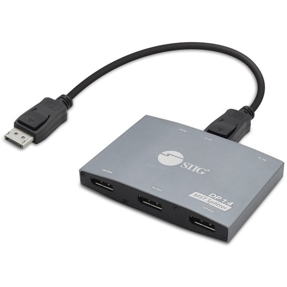 SIIG 1x3 DisplayPort 1.4 to DisplayPort MST Splitter - CE-DP0S11-S1