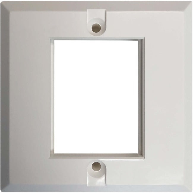 Tripp Lite by Eaton 1-Port UK-Style Gang Frame for 6C-Type Insert Module, White - N042U-WF1-6C