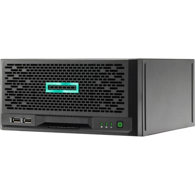 HPE ProLiant MicroServer Gen10 Plus v2 Ultra Micro Tower Server - 1 x Intel Xeon E-2314 2.80 GHz - 16 GB RAM - Serial ATA Controller - P54649-001