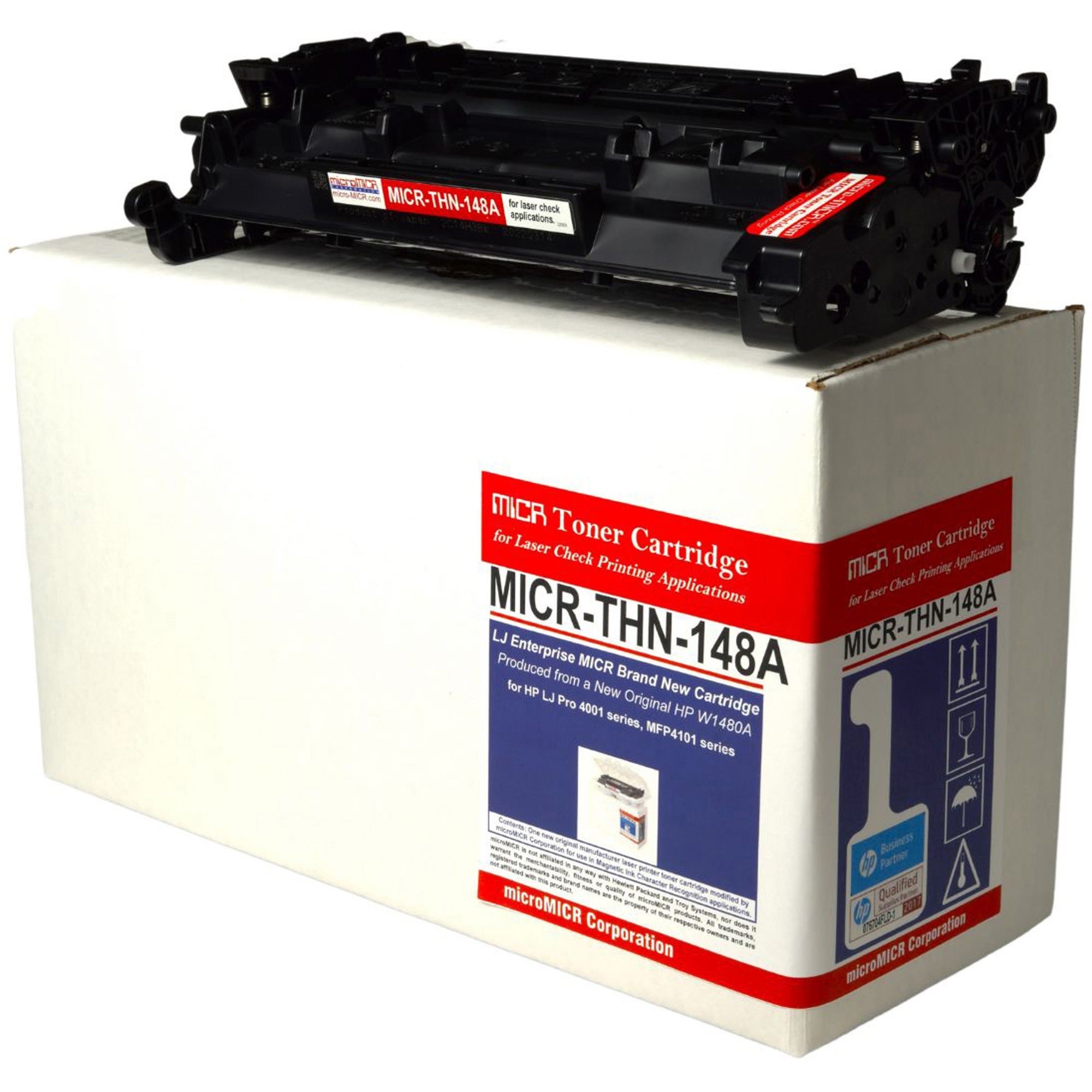 microMICR MICR Standard Yield Laser Toner Cartridge 148A, 148X (W1480A) - Black - 1 Each - MICR-THN-148A