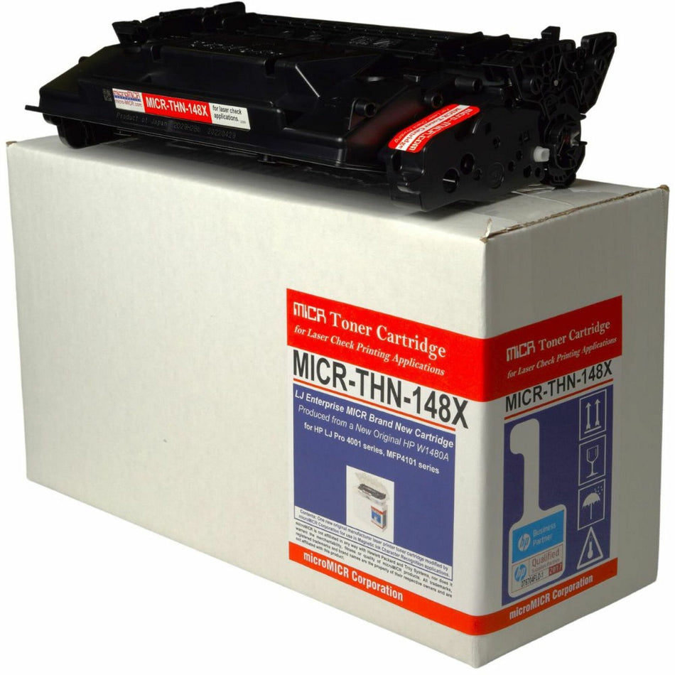 microMICR MICR High Yield Laser Toner Cartridge 148X, 148A (W1480A) - Black - 1 Each - MICR-THN-148X