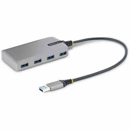 StarTech.com 4-Port USB Hub, USB 3.0 5Gbps, Bus Powered, USB-A to 4xA w/ Optional Auxiliary Power, Portable Laptop USB Hub, 1ft/30cm Cable - 5G4AB-USB-A-HUB