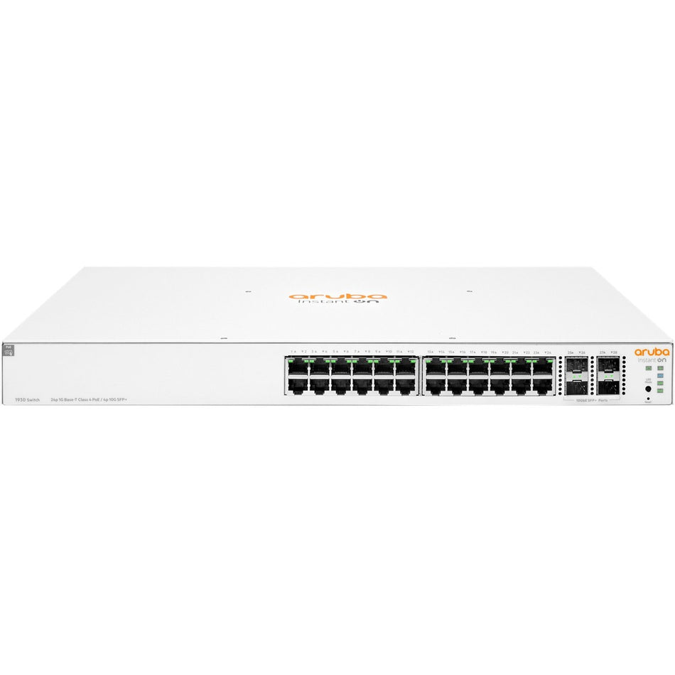 HPE Instant On 1930 24G Class4 PoE 4SFP/SFP+ 195W Switch - JL683B#ABA