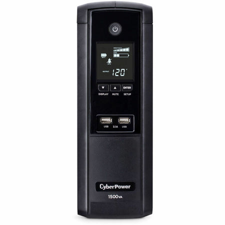 CyberPower Intelligent LCD BRG1500AVRLD2 1500VA Mini-tower UPS - BRG1500AVRLCD2