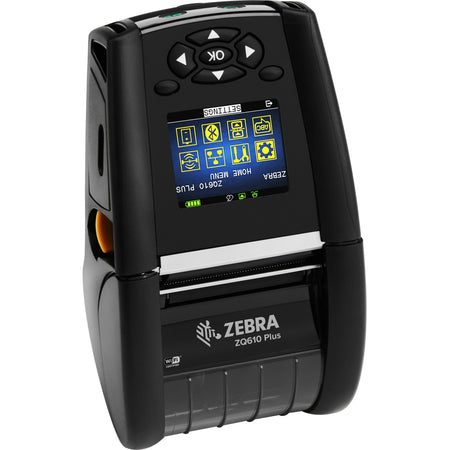 Zebra ZQ610 Plus Desktop, Industrial, Mobile Direct Thermal Printer - Monochrome - Label/Receipt Print - Bluetooth - Near Field Communication (NFC) - ZQ61-AUFA004-00