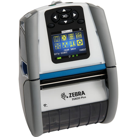 Zebra ZQ620 Plus-HC Desktop, Industrial, Mobile Direct Thermal Printer - Monochrome - Label/Receipt Print - Wireless LAN - ZQ62-HUWA004-00