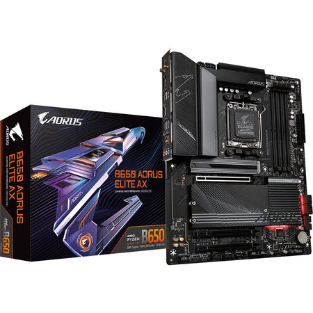 Aorus B650 ELITE AX Gaming Desktop Motherboard - AMD B650 Chipset - Socket AM5 - ATX - B650 AORUS ELITE AX