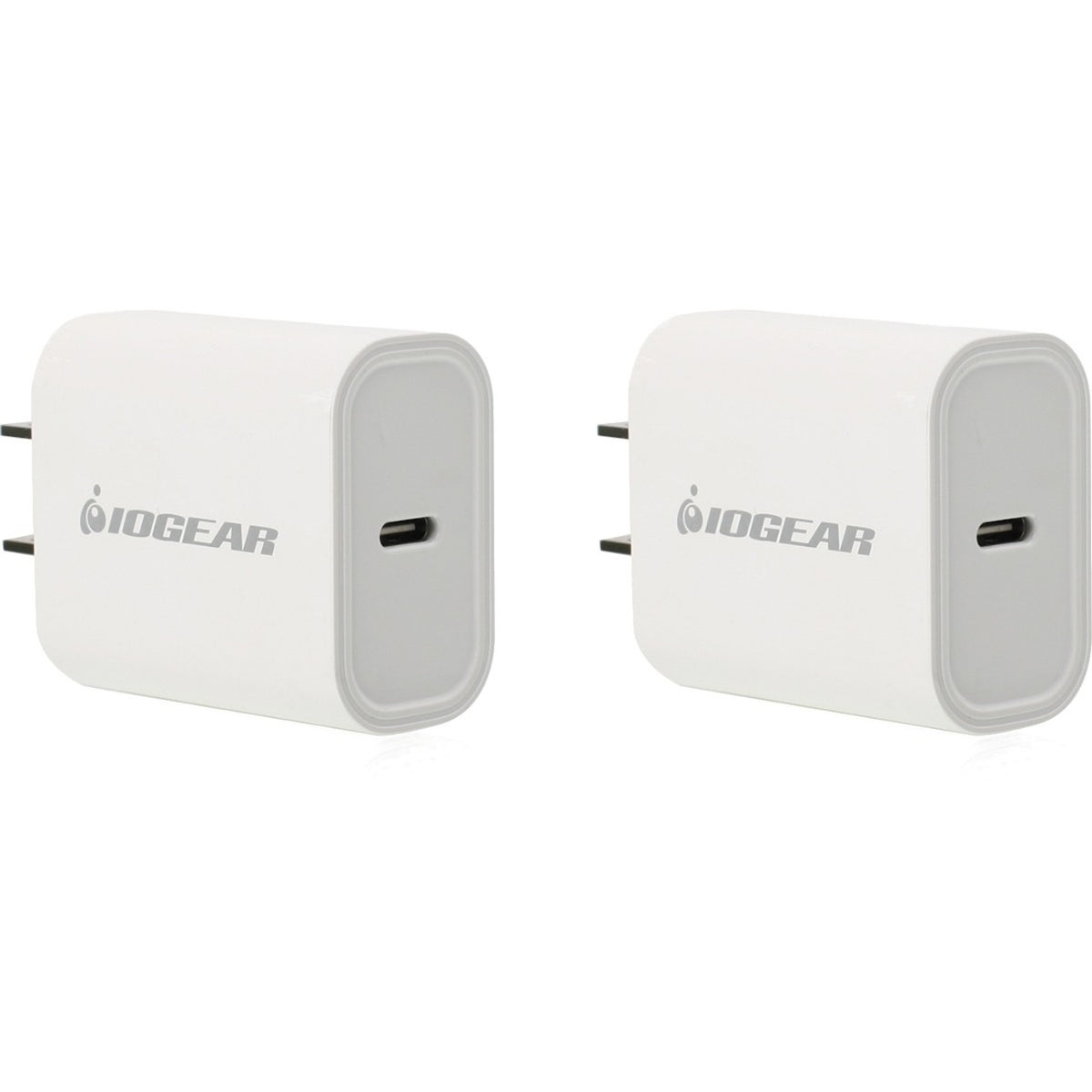 IOGEAR GearPower Compact USB-C 20W Charger 2-Pack - GPAWC20W2P