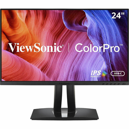 ViewSonic VP2456 24 Inch 1080p Premium IPS Monitor with Ultra-Thin Bezels, Color Accuracy, Pantone Validated, HDMI, DisplayPort and USB C for Professional Home and Office - VP2456