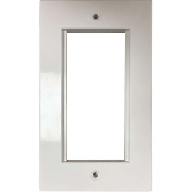 Tripp Lite by Eaton Double-Gang UK-Style Gang Frame for Insert Modules, White - N042U-WF2-2