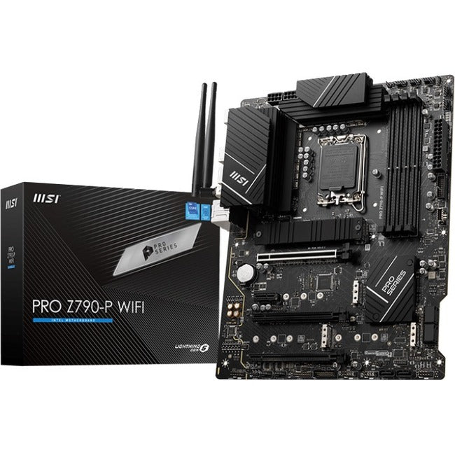 MSI Z790-P WIFI Desktop Motherboard - Intel Z790 Chipset - Socket LGA-1700 - ATX - PROZ790PWIFI