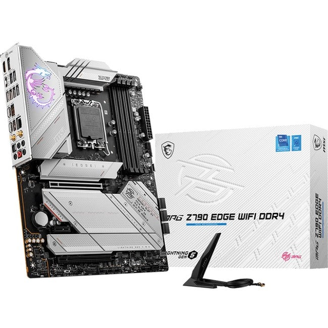 MSI MPG Z790 EDGE WIFI DDR4 Gaming Desktop Motherboard - Intel Z790 Chipset - Socket LGA-1700 - ATX - Z790EDGEWID4