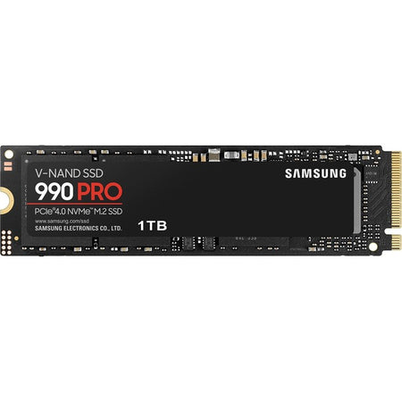 Samsung 990 PRO 1 TB Solid State Drive - M.2 2280 Internal - PCI Express NVMe (PCI Express NVMe 4.0 x4) - MZ-V9P1T0B/AM