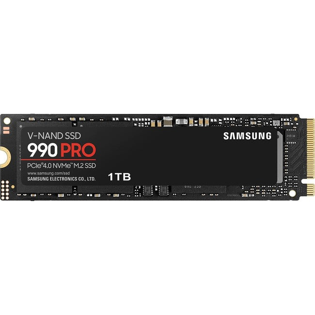 Samsung 990 PRO 1 TB Solid State Drive - M.2 2280 Internal - PCI Express NVMe (PCI Express NVMe 4.0 x4) - MZ-V9P1T0B/AM