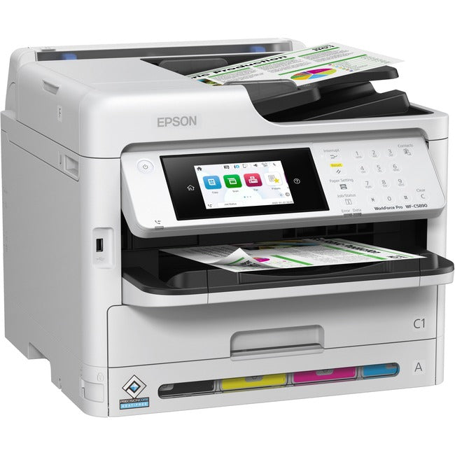 Epson WorkForce Pro WF-C5890 Wireless Inkjet Multifunction Printer - Color - C11CK23201