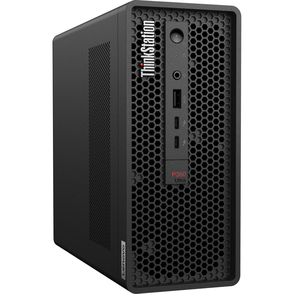 Lenovo ThinkStation P360 Ultra 30G10056US Workstation - 1 x Intel Core i7 12th Gen i7-12700 - 32 GB - 1 TB SSD - Ultra Small - 30G10056US