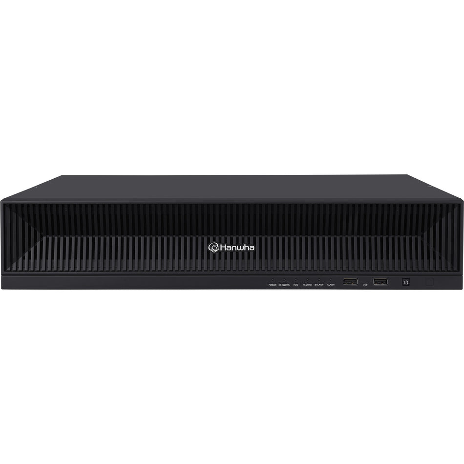 Wisenet 16CH 8K 256Mbps H.265 AI NVR - 24 TB HDD - PRN-1600B2-24TB