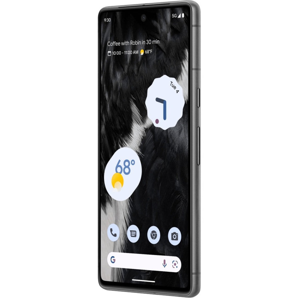 Google Pixel 7 128 GB Smartphone - 6.3" OLED Full HD Plus 1080 x 2400 - Octa-core (Cortex X1Dual-core (2 Core) 2.85 GHz + Cortex A78 Dual-core (2 Core) 2.35 GHz + Cortex A55 Quad-core (4 Core) 1.80 GHz - 8 GB RAM - Android 13 - 5G - Obsidian - GA03923-US